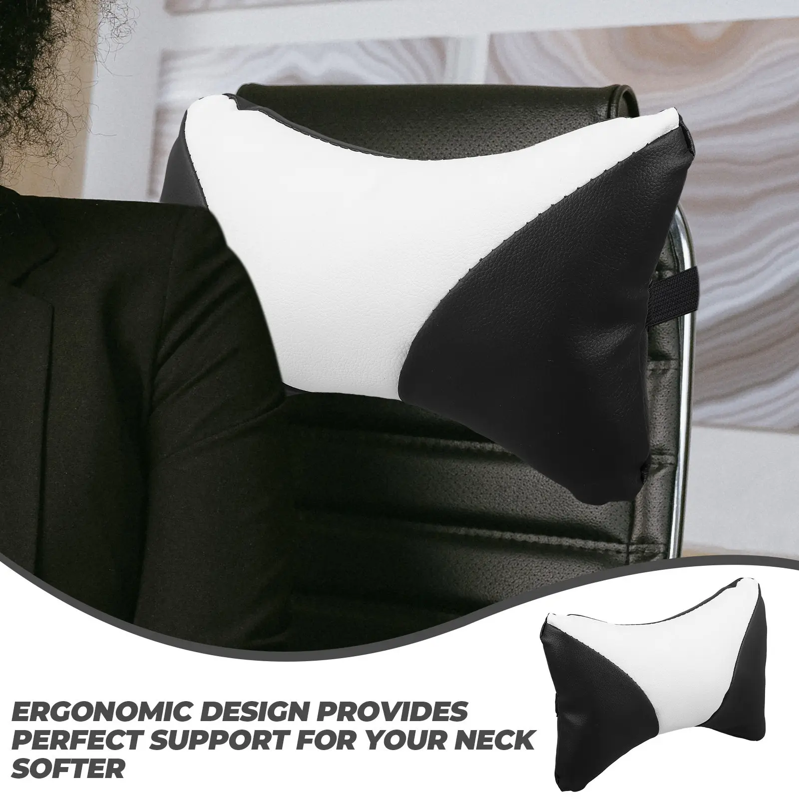 Premium Neck Support Pillow Headrest for Chair Office Car Recliner Ergonomic Cervical Support Cushion Soft Touch Comfortable Use