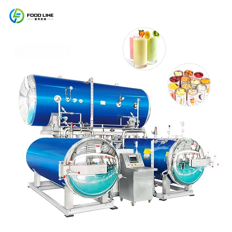 Customized Food Sterilizers Steam Retort Autoclave for Canning Food Autoclave for Food Sterilization System