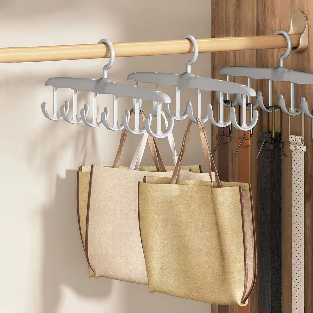 Underwear Hangers With 12 Hooks 360° Rotating 12 Hooks Windproof Drying Rack For Living Room