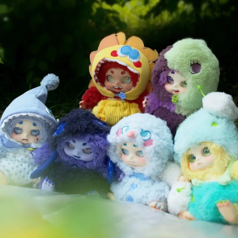 정품 타임쉐어 시노 무드는 예측할 수 없는 시리즈 플러시 블라인드 박스 애니메이션 피규어 까하스 미스테리오사스 커스텀 미스터리 박스