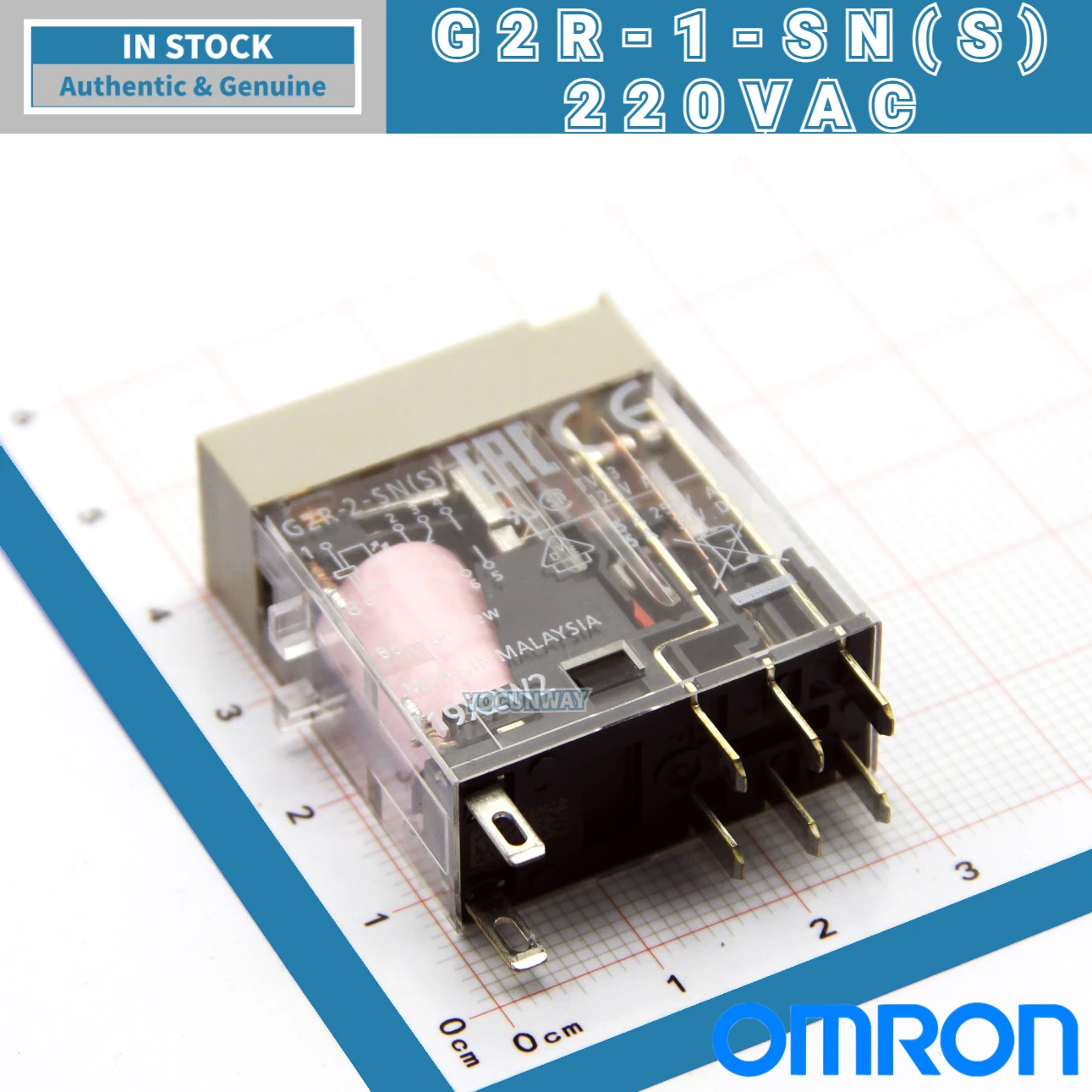 New Authentic Original OMRON Relay G2R-1-SN G2R-2-SN 24VDC SND SNI SNDI 220V AC220V AC24V DC24V 24VDC 12VDC 5PIN 8Pin 2 On 2 Off