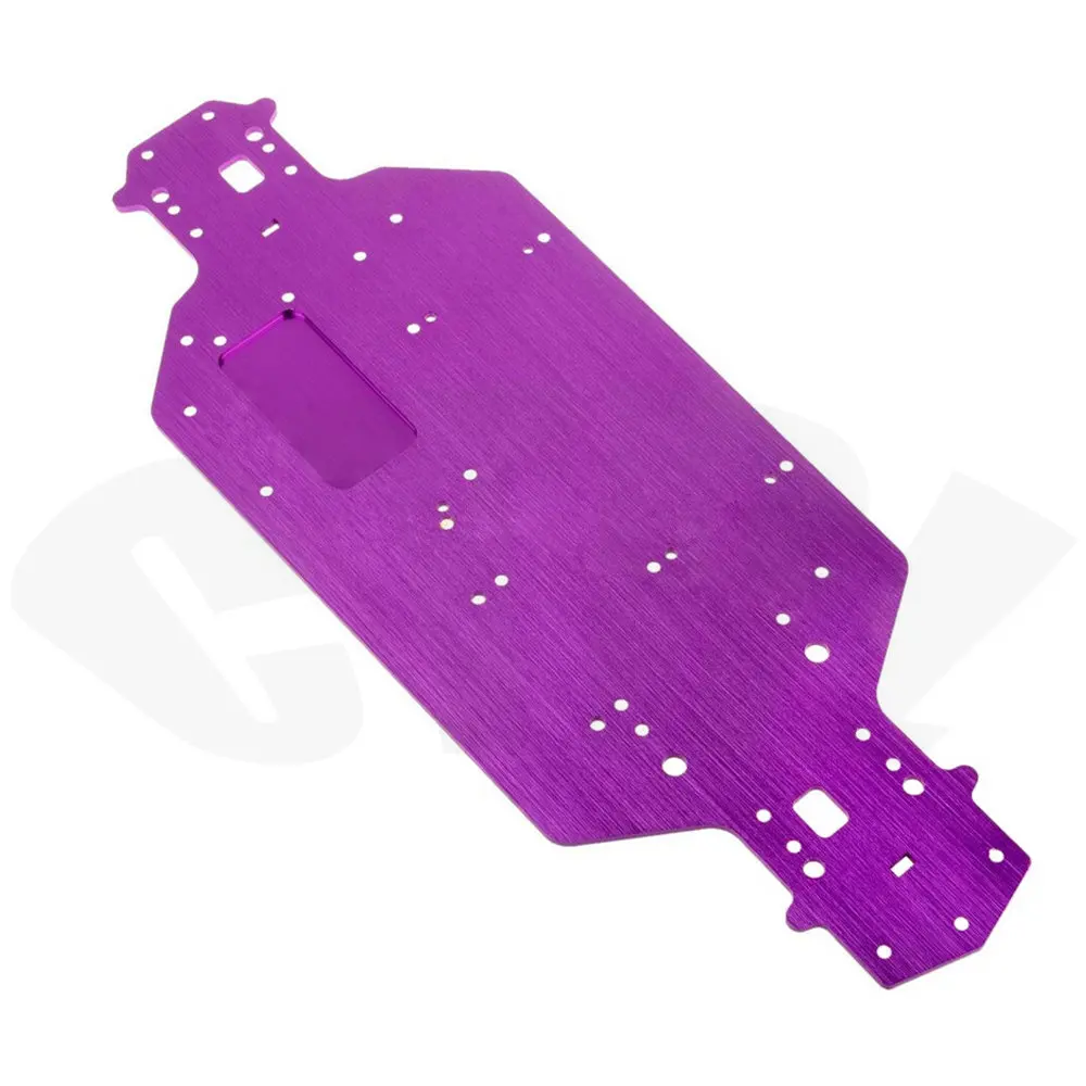 1/10 HSP Flying Fish 94103 94123 Aluminum Alloy Chassis Metal Base Plate for 1/10 Off-road Vehicles Bigfoot HSP 94107/170 94111