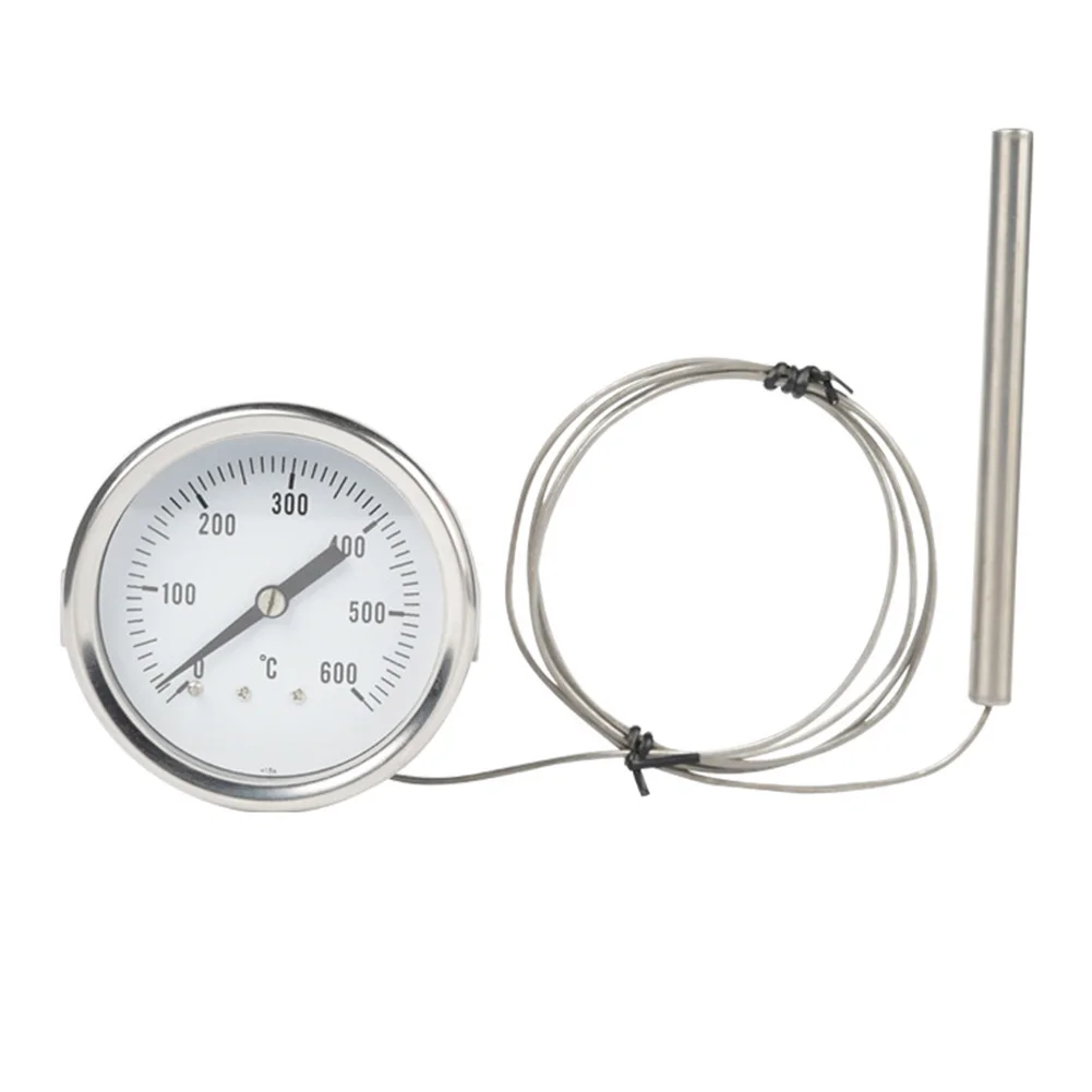 

Stainless Steel Oven Thermometer 0 to 600 Degrees with Probe for Boilers For Ovens and Industrial Temperature Checking