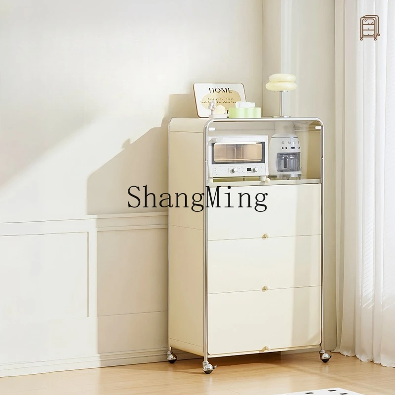 

FG Multifunctional Kitchen Carbon Steel Five-layer Shelf Floor to Floor Multi-layer Household Snack Locker