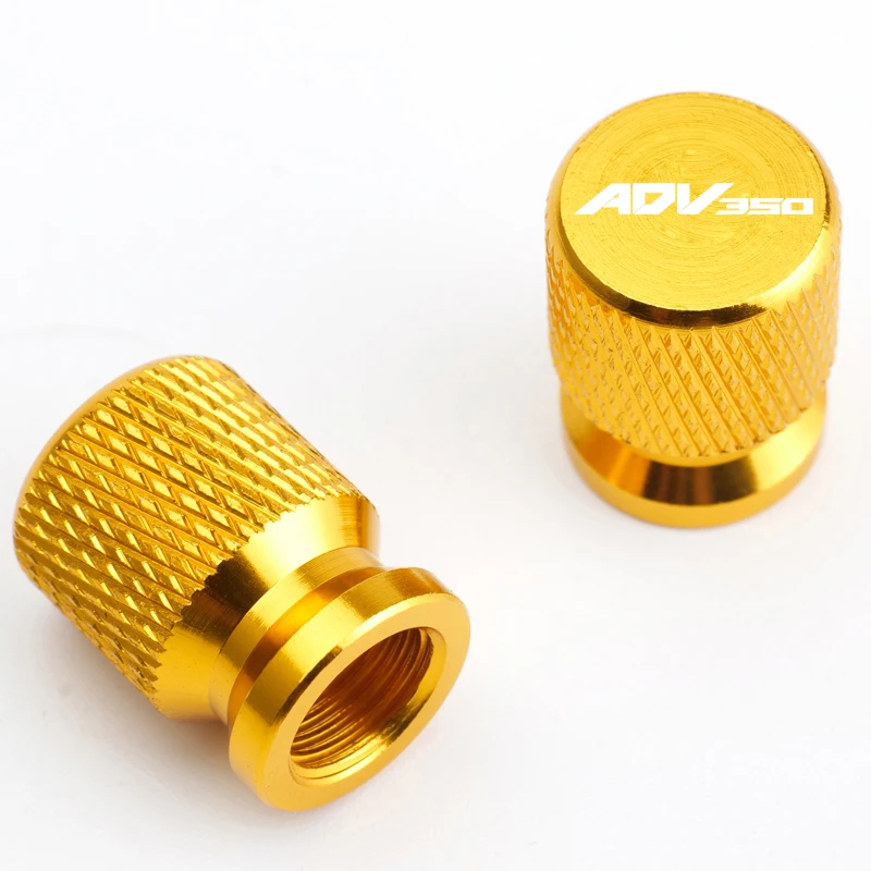 لهوندا ADV350 ADV 350 2021-2023 صمام الإطارات المعدنية منفذ الهواء الجذعية غطاء قبعات 2 قطعة اكسسوارات الدراجات النارية يغطي محكم