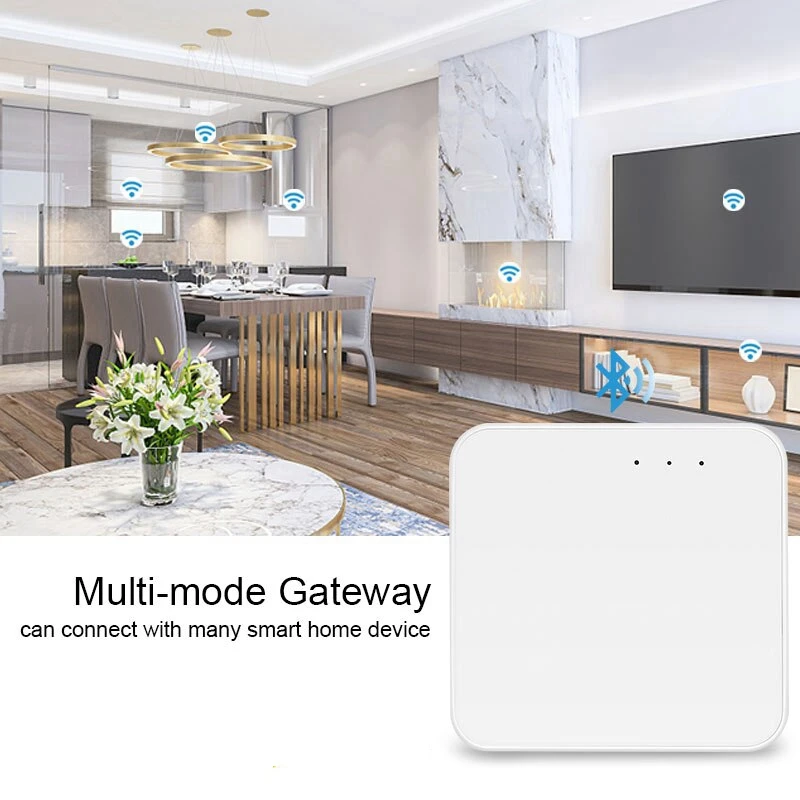 Tuya Zigbee Wifi Bluetooth Smart Multi Mode Gateway Compatible Hub Bridge Smart Life APP Control Parts For Alexa Google Home