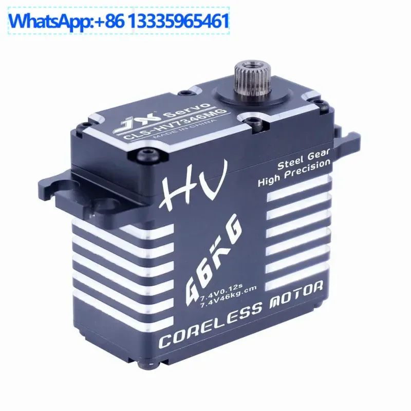 JX Servo/CLS-HV7346MG/46KG Высокий крутящий момент Цельнометаллическая шестерня Цифровой высоковольтный сервопривод с полой чашкой