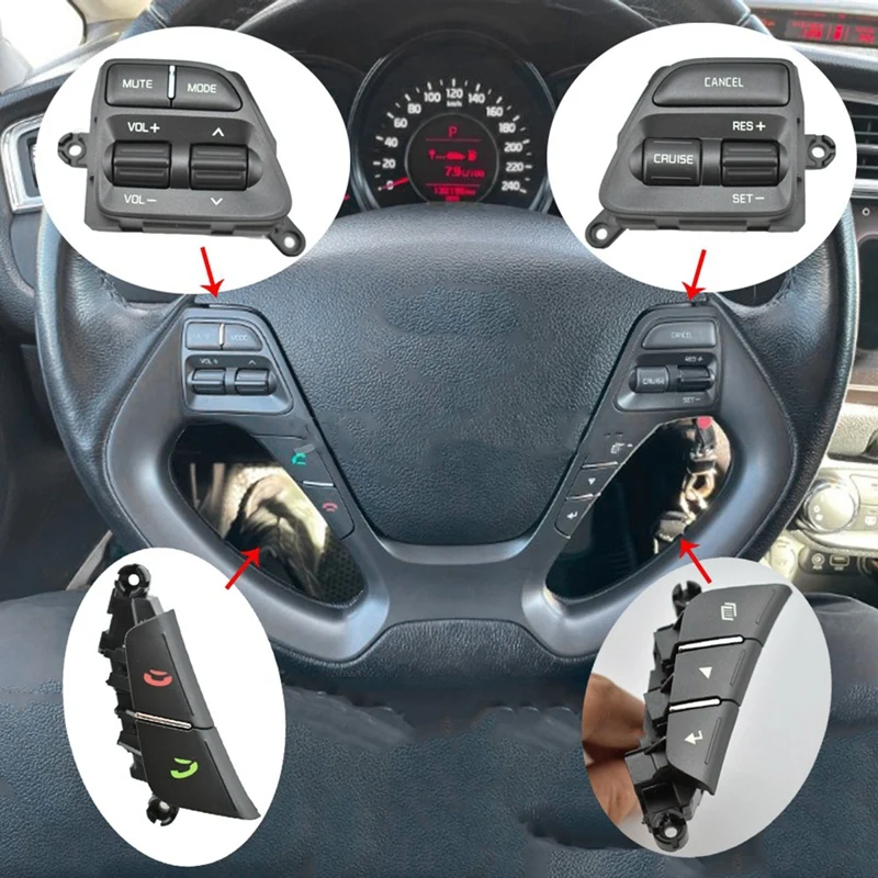 CERATO K3 /K3S Ceed JD 3 다기능 스티어링 휠 수정 버튼 B 용 자동차 버튼 스위치