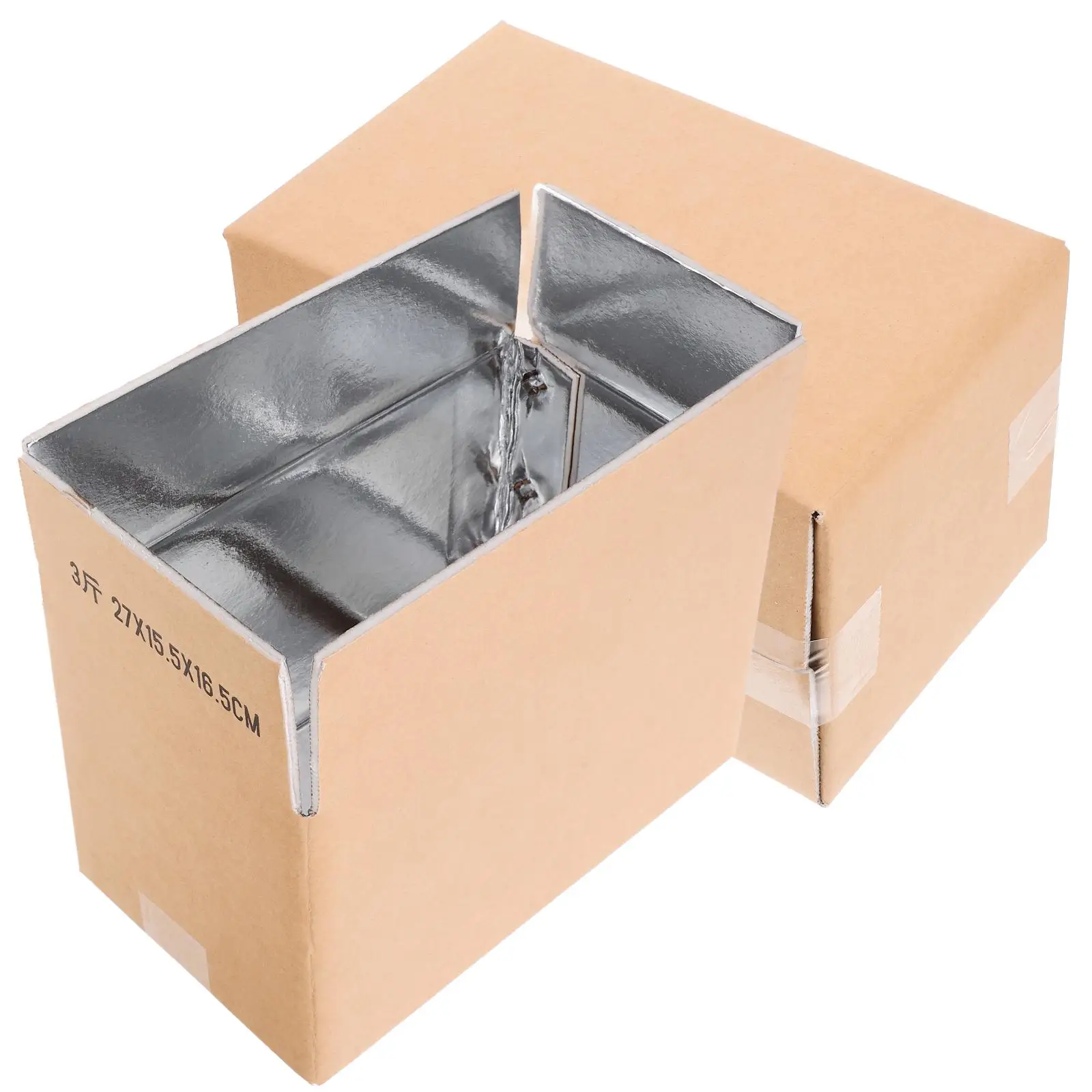 

2 Pcs Transport Refrigerated Box Insulated Shipping Containers Dry Ice Boxes Small Foam for Cold