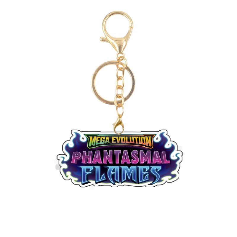 

Pokemon Acrylic Keychain for Full Series Mega Evolutions Heroes Sv10 Sv11 Sv9 151 Logo Anime Acrylic Keychain Bag Pendant