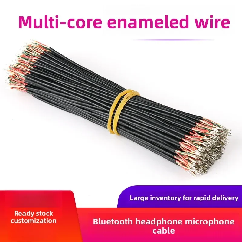 100Pcs PVC Multi-strand Enamel Wire, 2/3/4/5/6 Core Single Copper Conductor Cable