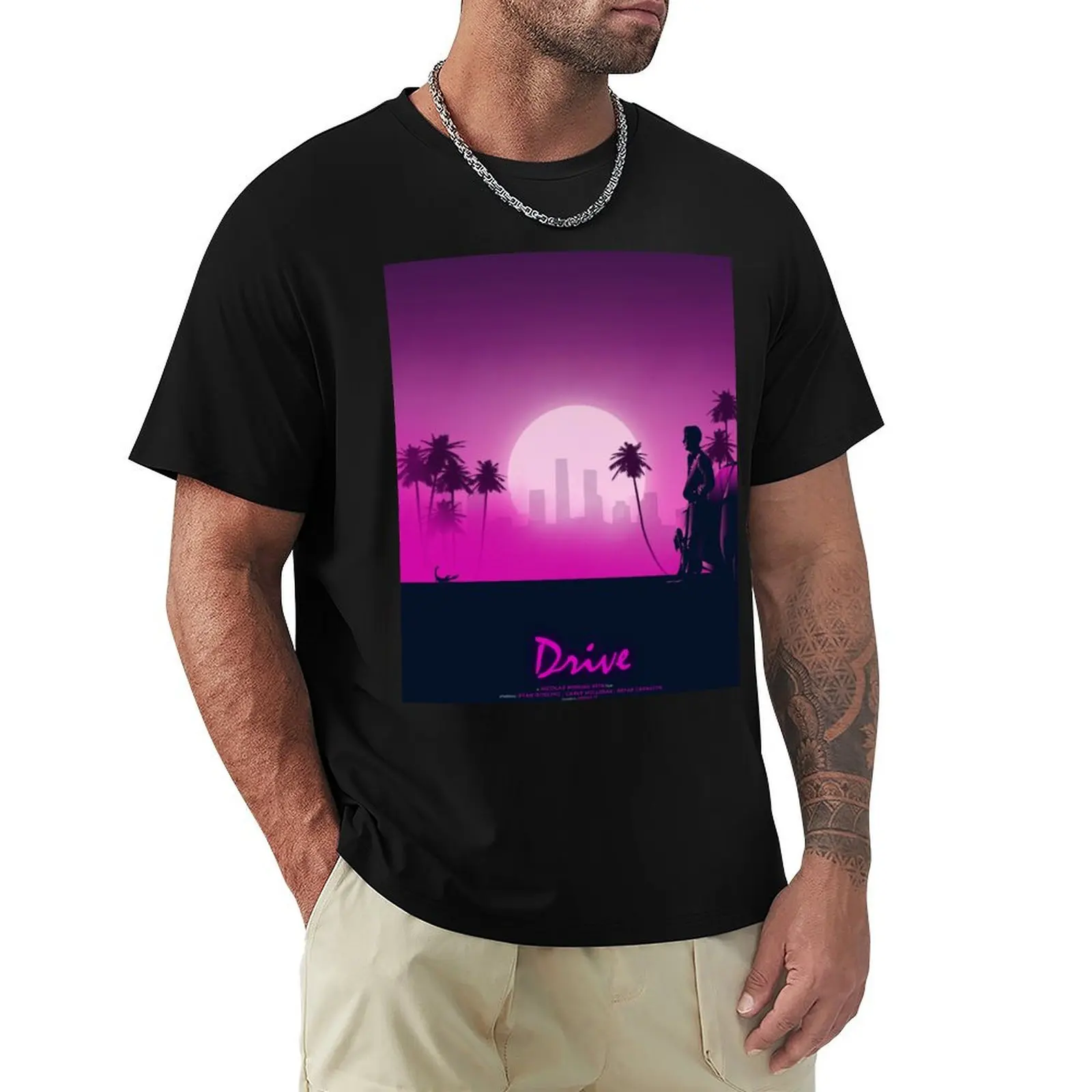 

Drive Minimalist Movie poster T-Shirt Plus Size Basic Short Sleeve Top