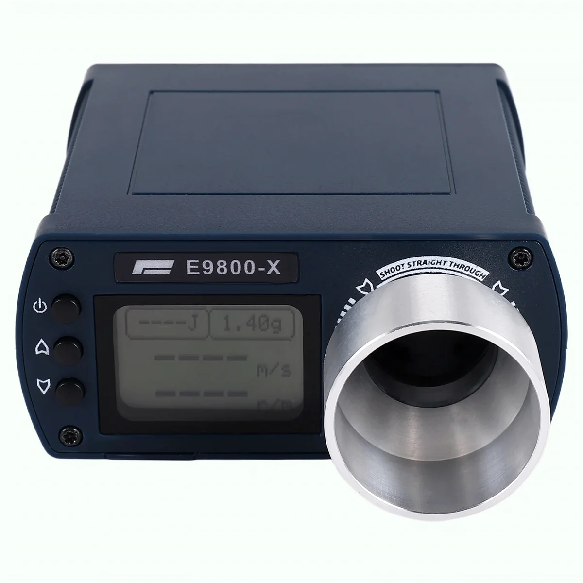 E9800-X Speed Tester com tela LCD, cronógrafo, FPS, alta potência para caça, Speed Tester