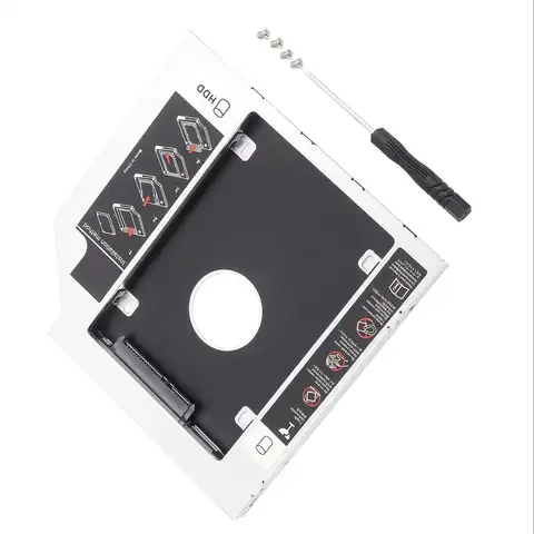 2nd HDD SSD Hard Drive Optical Caddy Frame Bracket for ASUS Q551L X751LB X751LD X555L X555LA X555LD X555LB R554L F555LD-XX110H