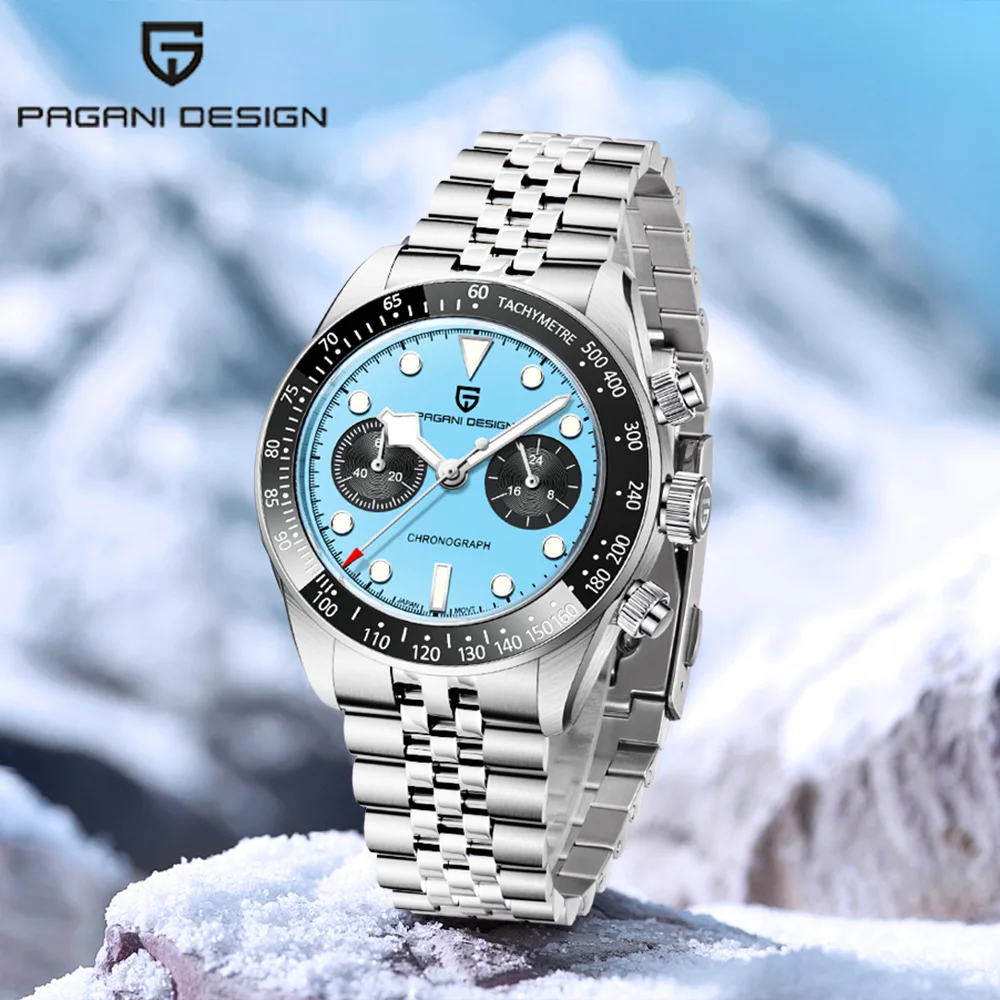 Pagani Design Watches 2026 new BB Men's Watch Fashion Quartz Watch Sapphire Men's Sports Chronograph Stainless Steel Men's Watch