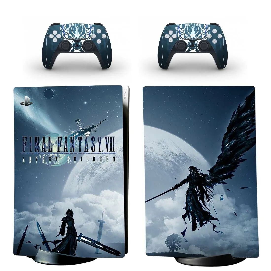 

Final Fantasy PS5 Digital Skin Sticker Decal Cover for Console and 2 Controllers Vinyl Skins