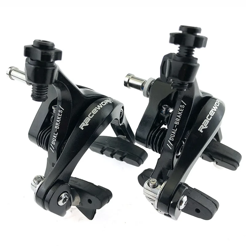 RACEWORK Rennrad C Bremse Dual Pivot Bremse Aluminium Side Pull Felge Sattel Mit Bremsbeläge Für Straße Klapp Fahrrad Sattel – Detail 5