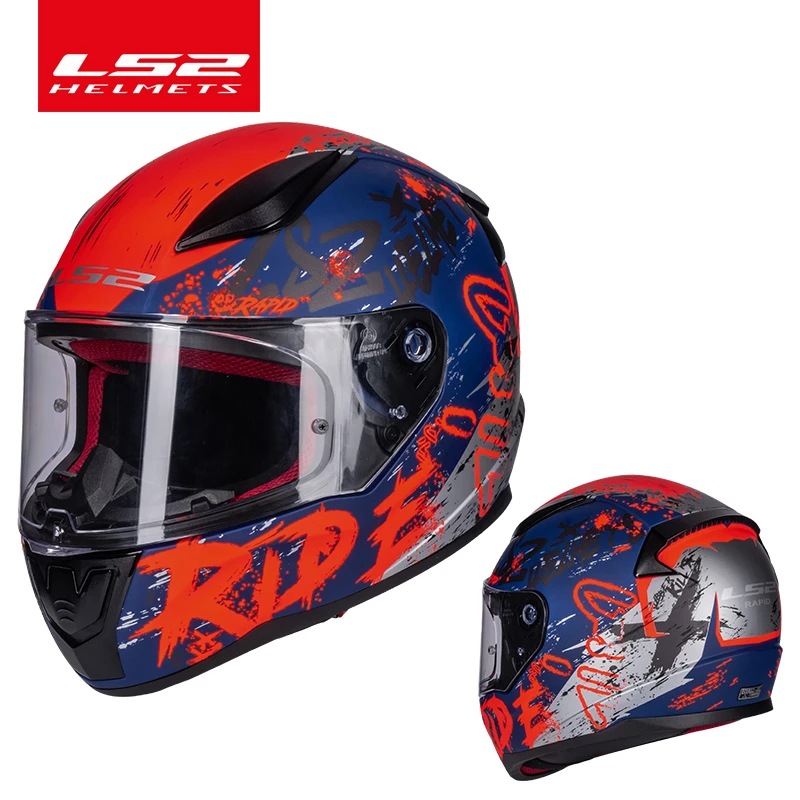 LS2 Rapid motorcycle helmet casque moto casco ls2 ff353 capacete street racing helmets ECE Certification