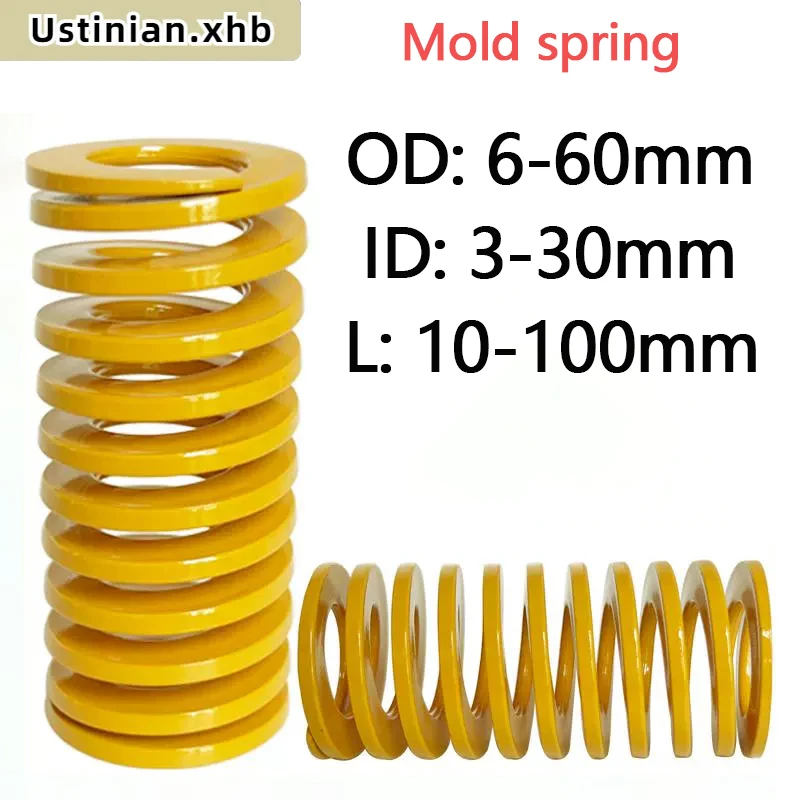 

1PCS Mold Die Spring Spiral Stamping Loading Compression Mould Springs Outer Diameter: 6-70mm Length=10- 300mm