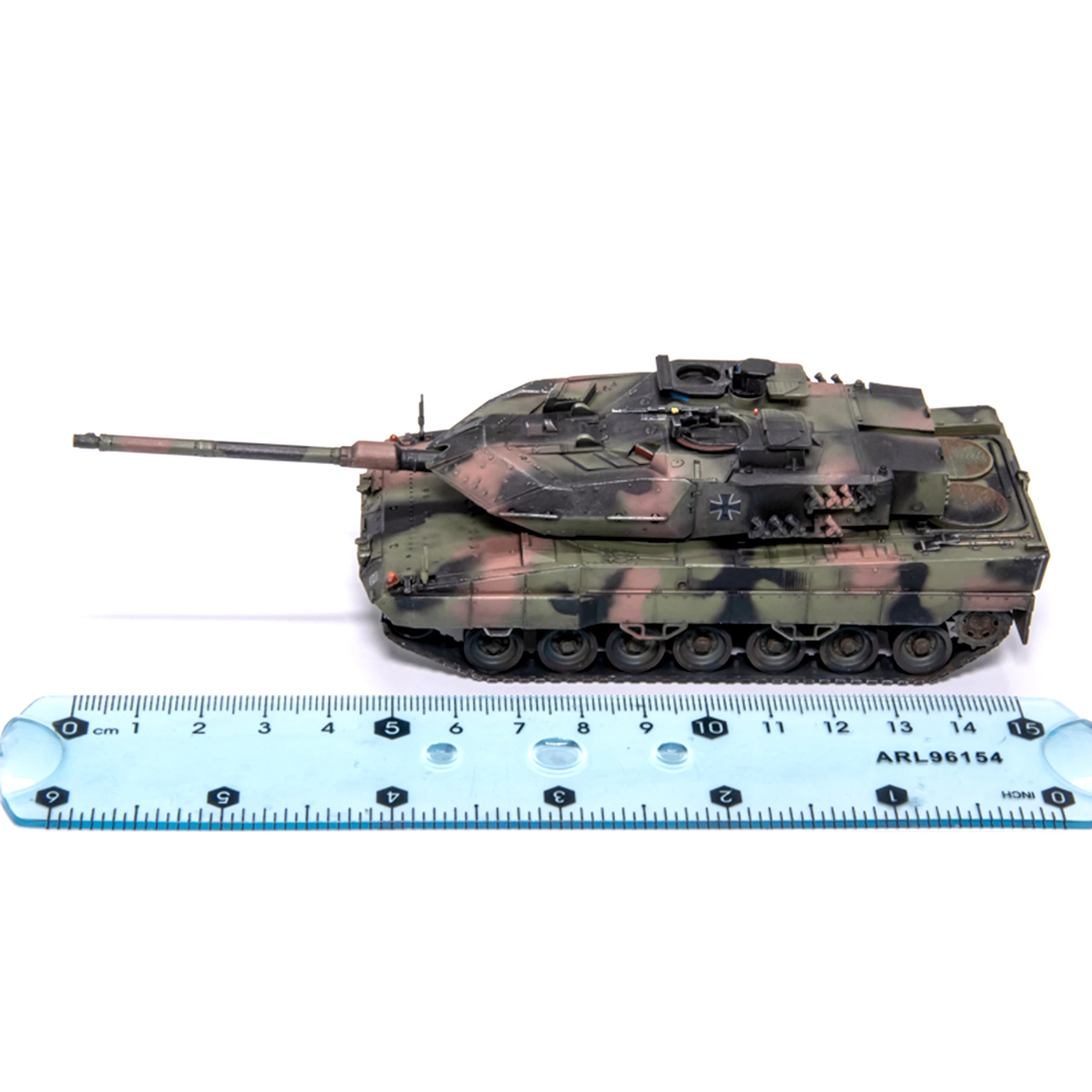 1/72 AM German L2A6EX main battle tank model three color camouflage finished product model