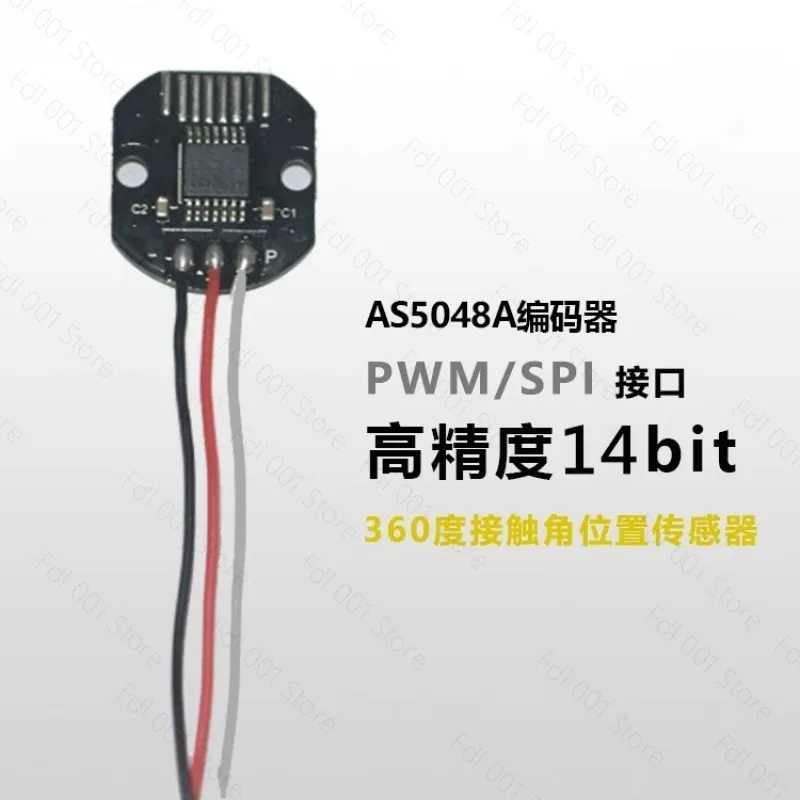 AS5048A Magnetic Encoder with PWM and SPI Interface, Precision 14-bit Brushless Gimbal