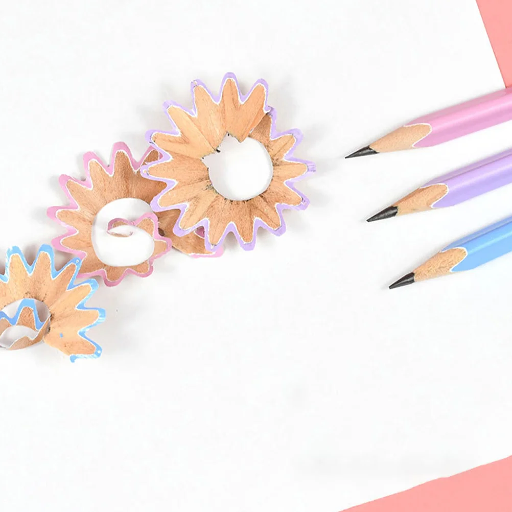 

3 set Students Triangle Pencils 3 Sets Eco-Friendly Writing Stationery Set For Colored Drawing Pencils With Erasers