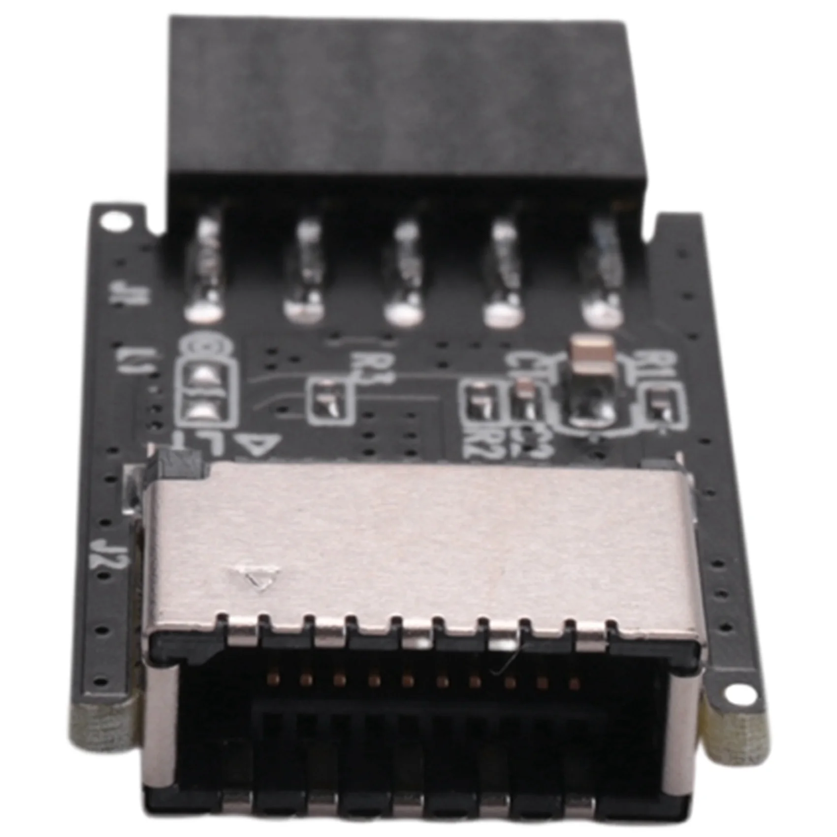 A31T USB2.0 9Pin to TYPE-C A-KEY Front Connector Converter, USB3.2 TYPE-E Interface Header Adapter Extender Card