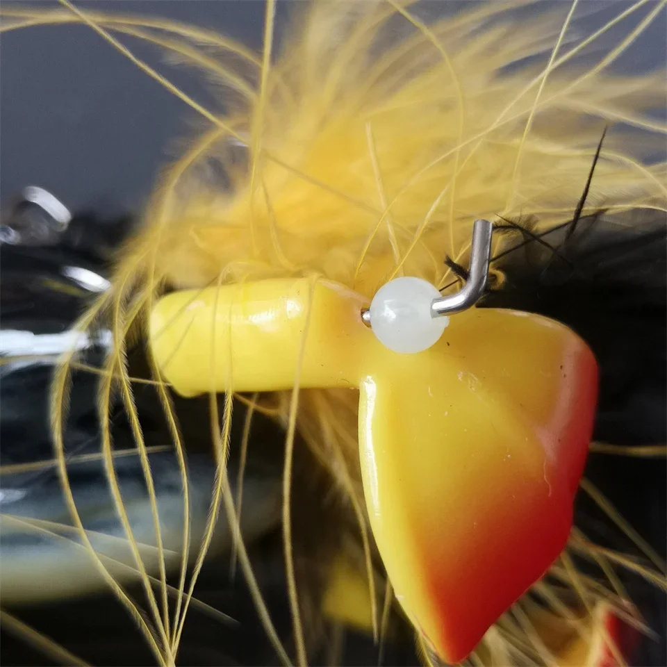 3D 29G DUCK Topwater Angelköder Schwimmender künstlicher Köder Plopping and Splashing Feet Hard Fishing Tackle Geer – Detail 1