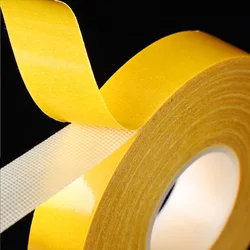 Super Thin Strong Fixation Double Sided Adhesive Tape Heavy Duty Translucent Mesh Waterproof Traceless Powerful Grid Carpet Tape
