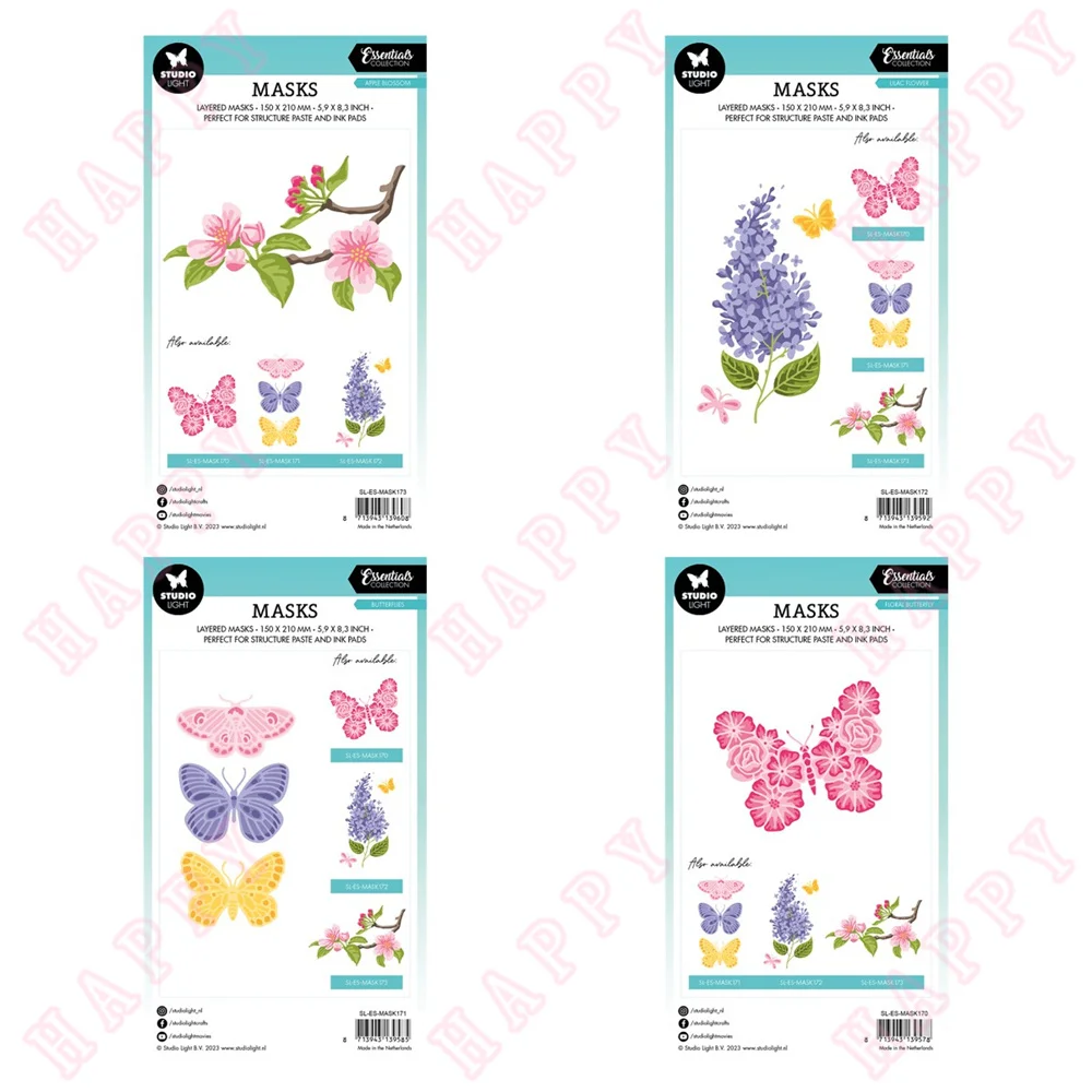 Plastic Stencils Complete Collectie Januari Scrapbook Diary Decoration Paper Craft Embossing Template Diy Greeting Card Handmade