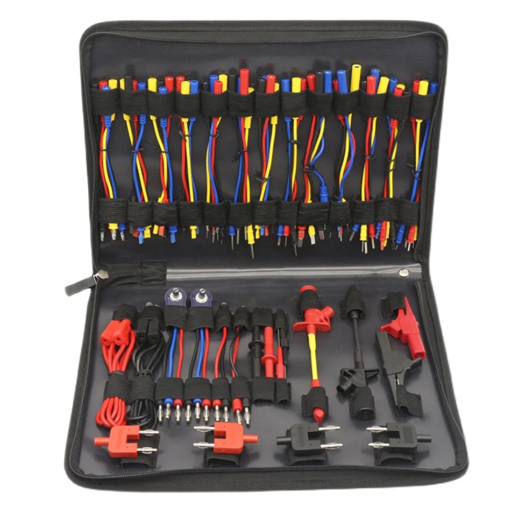 【Cable】 70pcs Whole Set Multimeter Test Lead Kits Set Essential Automotive Electronic Connectors Cables Hand Tool Tester
