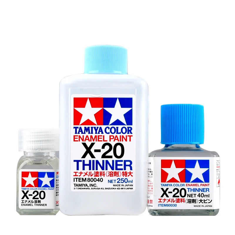 Tamiya X20 Enamel Paint Color Leveling Thinner Coating Remover For DIY Military Plane Tank Figure Doll Handicraft Model Kit Tool