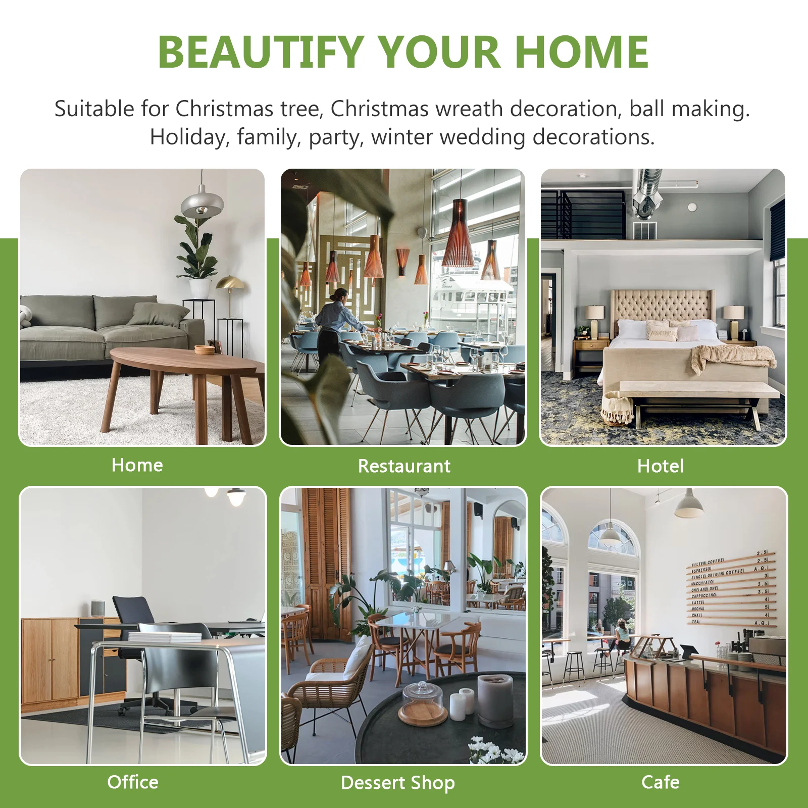 

Christmas Glitter Berries Stick Artificial Decoration For Tree Wreath Garland Holiday Wall Hanging Ornament Fake Berry Stem Xmas