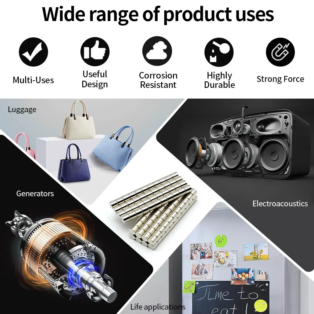 5x5 مللي متر سوبر قوي مغناطيس النيوديميوم N35 ندفيب المغناطيسي الدائم imanes جولة مغناطيس قوي الثلاجة #5