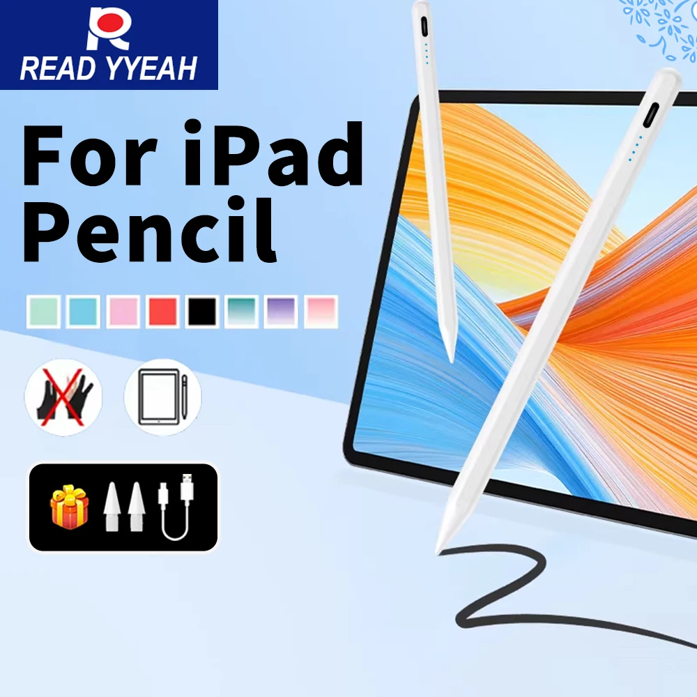 2026 New Stylus Pen For Apple Pencil With Palm Rejection For 13/12.9/11/10.9/9.7/8.3 Inch iPad Pencil With Magnetic Attachment