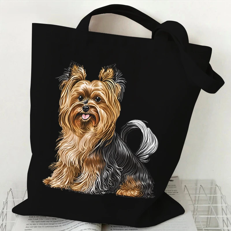 Women's Tote Bag Fashion Cartoon Corgi Chihuahua Handbag 3D Animal Commuter Bag Bolognese Dog French Bulldog Lover Shoulder Bag