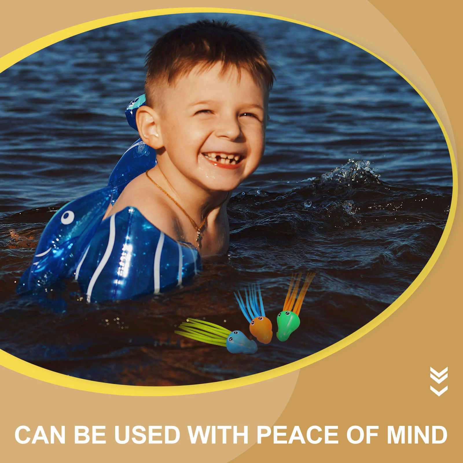 

6Pcs Diving Seagrass Jellyfish Pool Set for Kids Ages 4-8 Lightweight Portable Safe Fun Gift Diving Pool Toys Dive Toys