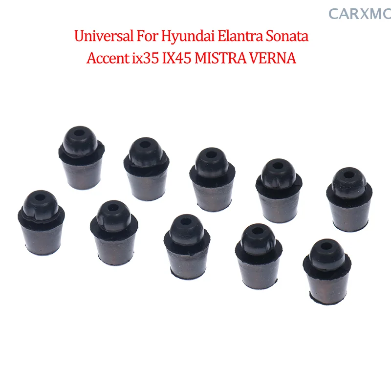 10Pc Universal Car Door Dampers Buffer Rubber Pad Cover Rubber Anti Shock Cap For Hyundai Elantra Sonata Accent ix35 IX45 MISTRA