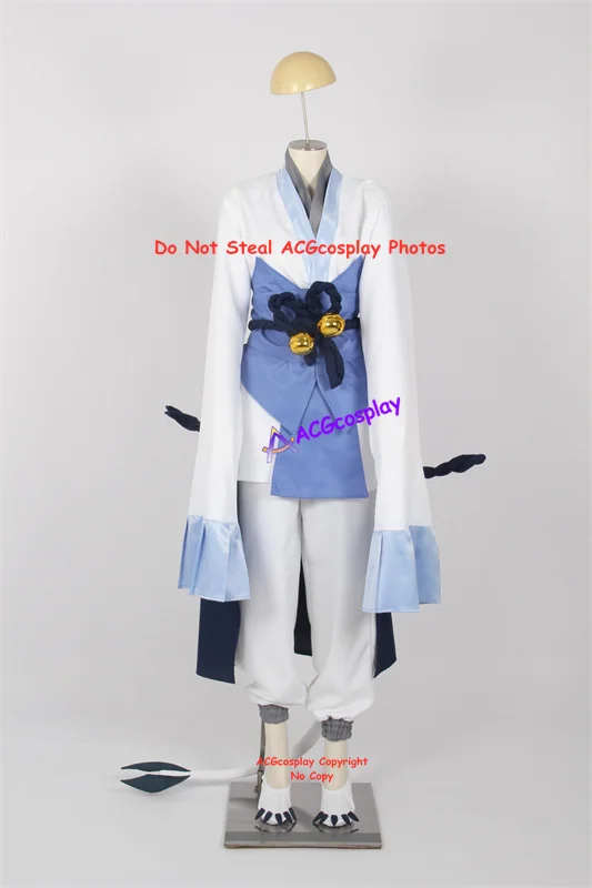 Lugia Genji Cosplay Costume include Big Tail and Eyemask and foot wear and accessories acgcosplay