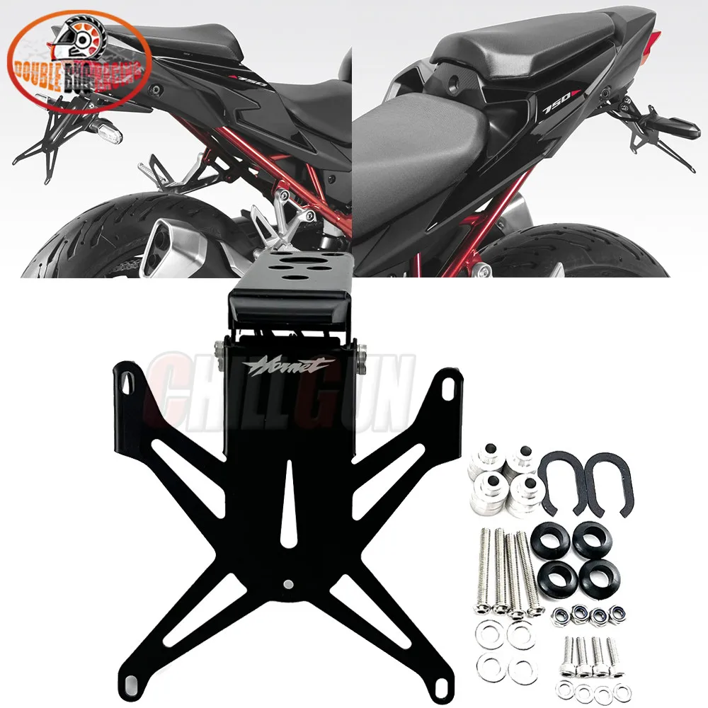 

Motorcycle Rear Tail Tidy Fender Eliminator Kit License Plate Holder LED Light For HONDA CB 750 Hornet 2023 CB750 HORNET 750