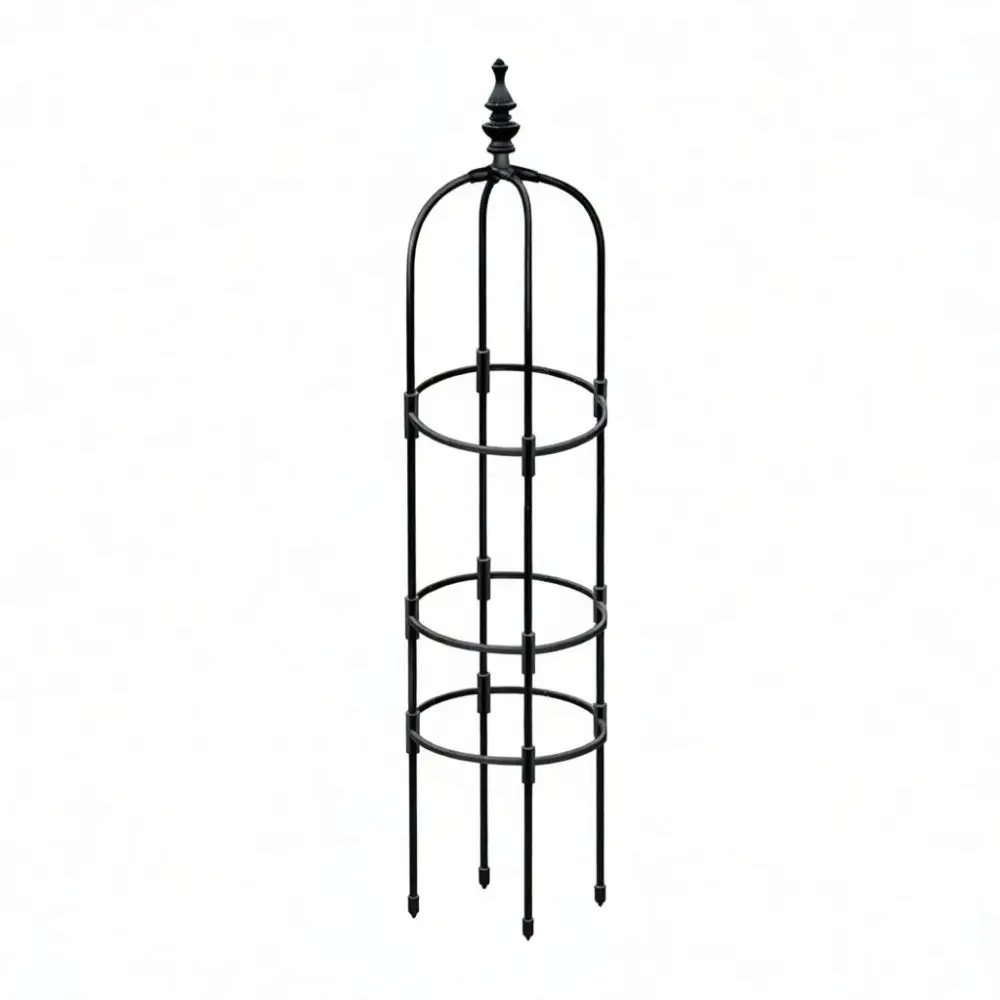 garden-support-trellis-u-shaped-plant-stake-modular-climbing-frame-for-flower-vine-vegetable-pot-growth-rack-black