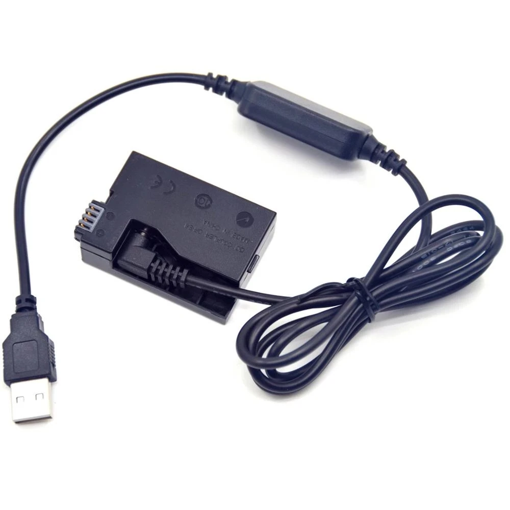 5V Adapter przewód zasilający USB + DR-E8 LP-E8 fałszywy akumulator do aparatów Canon EOS Rebel T2i T3i T4i T5i 550D 600D 650D 700D pocałunek X4 X5