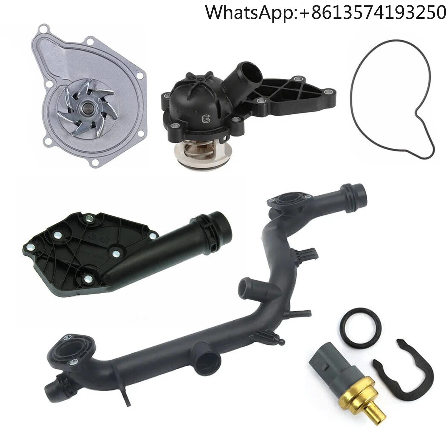 

1 Set Cooling System Kit For Audi A4 Quattro A5 Quattro Q5 3.2 V6 06E121018B 06E121111M 06E121168B 06E121045J Car Engine Parts
