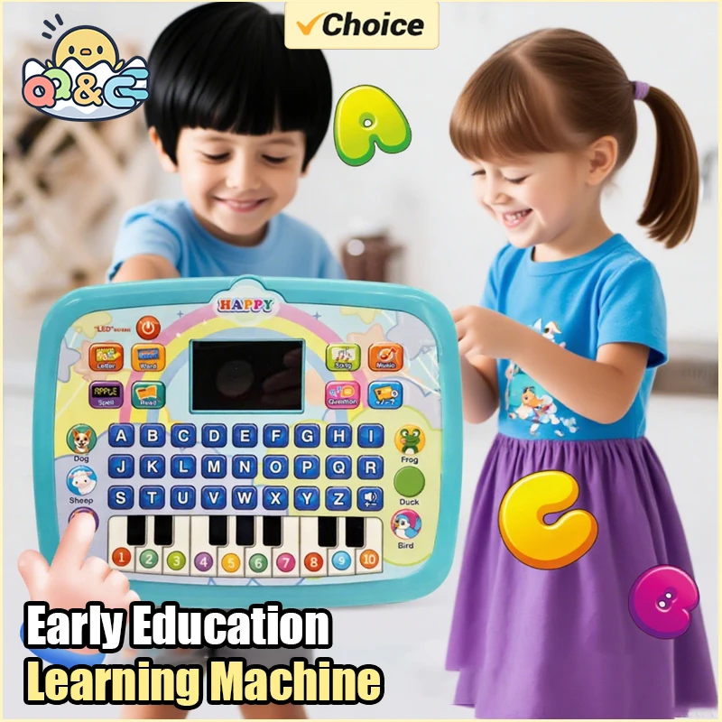 لعبة التعليم المبكر شاشة LED آلة التعلم طفل اللوحي آلات تعلم الأطفال الذكية ألعاب الكمبيوتر المحمول للأطفال الهدايا #1