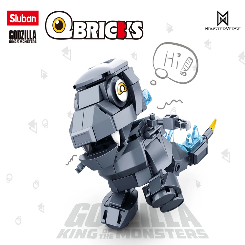 

Sluban Building Block Toys Q-Version Robot Series B0761A Monster Dinosaur 180PCS Bricks Compatbile With Leading Brands