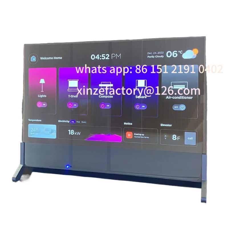 

Customizable 30-Inch desktop transparent OLED screen advertising display touch