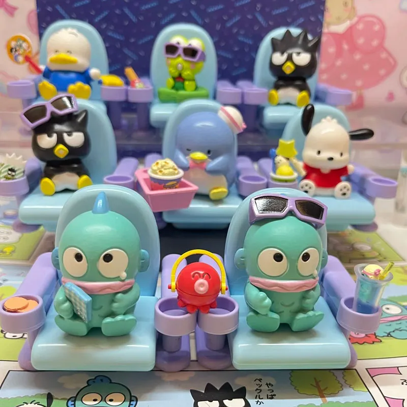 Rement Sanrio Series Genuine Collection Miniature Scene Kawaii Blind Box Action Figure Adorable Anime Doll Fidgets Toy Gift view 6