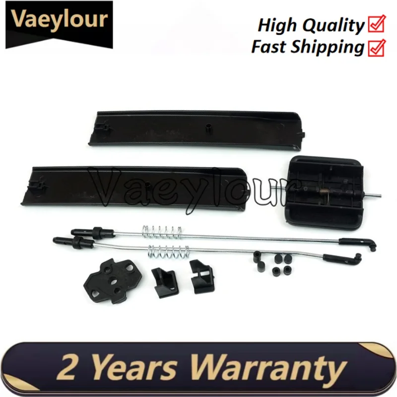 For VW Transporter Multivan Caravelle T5 T6 Side Sliding Window Glass Latch Cover Set Repair Kit 7H0847788A 7H0847781B New