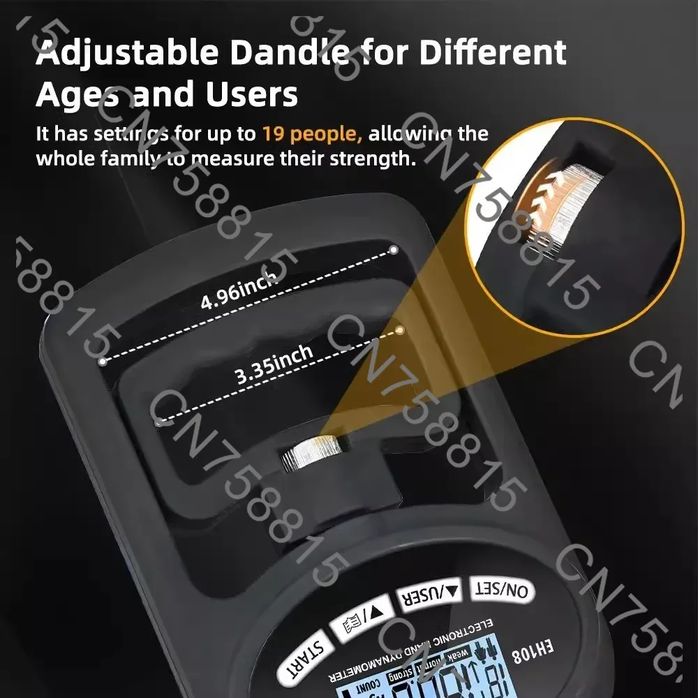 Exercise test, hand strength meter, indoor and outdoor universal, electronic digital grip strength tester