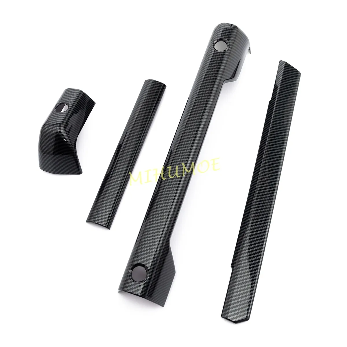 

Carbon Fiber Car Center Console Upper & Lower Panel Strip Cover Trims For 2019-2025 Suzuki Jimny